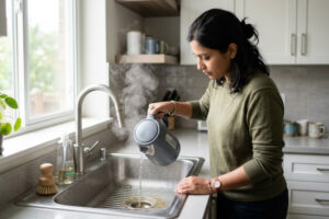 Hot Water Flushes Grease Away The Dangerous Kitchen Myth Costing Thousands